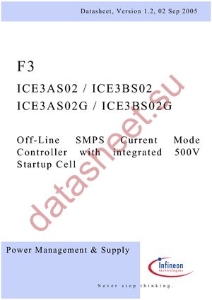 ICE3AS02 datasheet  